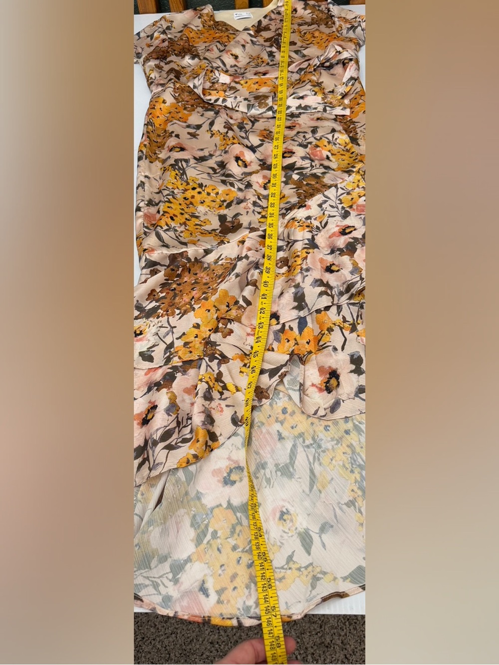 Anthropologie BHLDN VONE Batara Floral Wrap Dress - 14 - Picture 13 of 14